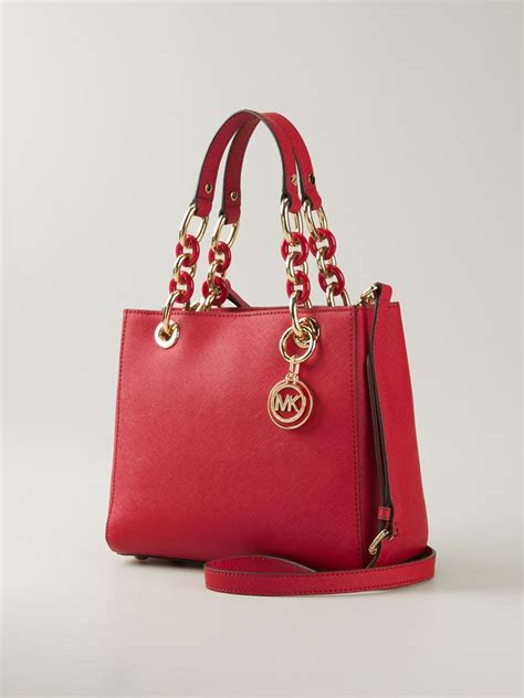 michael kors red and white wallet|Michael Kors small red purse.